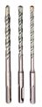 3Pcs Set SDS Rotary Hammer Drill Bits Kit  Sizes 6,8,10mm and 160mm Long - Hilti Drill Verma. 