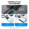 UGREEN SATA to USB 3.0 Adapter Cable for 3.5 2.5 Inch SSD HDD SATA III Hard Drive Disk Converter Support UASP for Samsung Seagate WD SanDisk Hitachi Toshiba. 