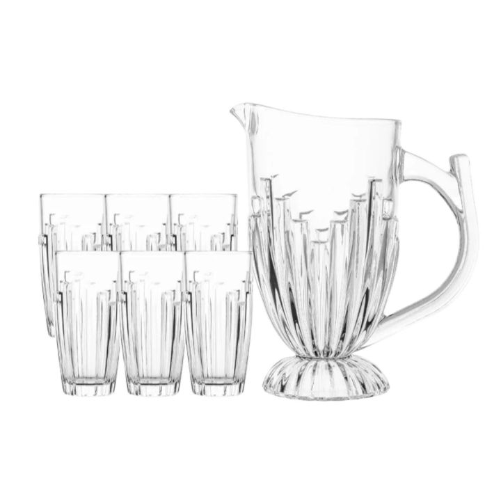 DELI%20-%20Delisoga%20Glassware%20Glass%20Water%20Set%207%20Pcs%20sets%201%20pcs%20Jug%201.2L%20/%206%20Pcs%20sets%20Glass%20370ML.%20Let%20premium%20Glassware%20Change%20Our%20Life%20Style%20-%20Image%206