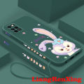 Casing Infinix Note 10 pro Infinix Note 10 back cover phone case softcase liquid silicone protector smooth shockproof bumper cover new design rabbit cartoon ytdxt02. 