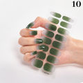 16 Small Nail Stickers Autumn And Winter Solid Color Nail Stickers Simple Waterproof Nail Stickers Full Color Nail Art Stickers Yao Store. 