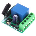 1CH Channel Wireless RF Remote Control Receiver Relay Switch DIY Module 433MHz. 