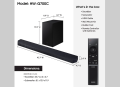 Samsung Q-series 3.1.2 ch. Wireless Dolby ATMOS Soundbar HW-Q700C. 
