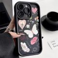 100%new celebrity trend+In stock+COD Korean Cute INS Butterfly Silicone Phone Case For iPhone 14 Pro Case iPhone 15 13 11 12 Pro Max X XR XS 7 8 15 14 Plus SE Cover. 