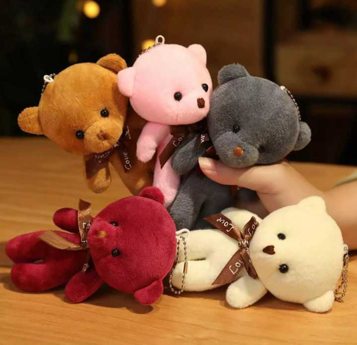 Stuffed Animal Bear Pendant Plush Teddy Bear Key-chains