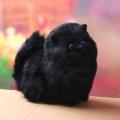 Plush Simulation Cat Electronic Pet Doll Imitation Animal Toy with Meow Sound Function Children's Cute Pet Toy Model Christmas Gift. 