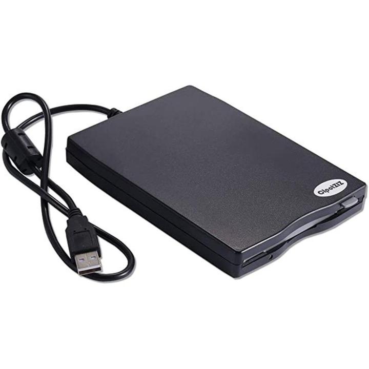 USB Floppy Disk,3.5" USB External Floppy Disk Drive Portable 1.44 MB FDD for PC Windows 7/8 Windows XP/Vista(Black)