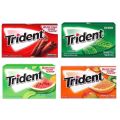 TRIDENT BUBBLE GUM ALL FLAVORS 14 STICK. ORIGINAL. 