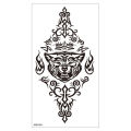 Small full waterproof sticker, half tiger lion animal arm durable tattoo sticker. 