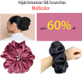 Hijab Volumizer Scrunchie, Big Hijab Volumizer Scrunchie, Silk Scrunchies for girls , Hijab Volumizer, hijab bands. 