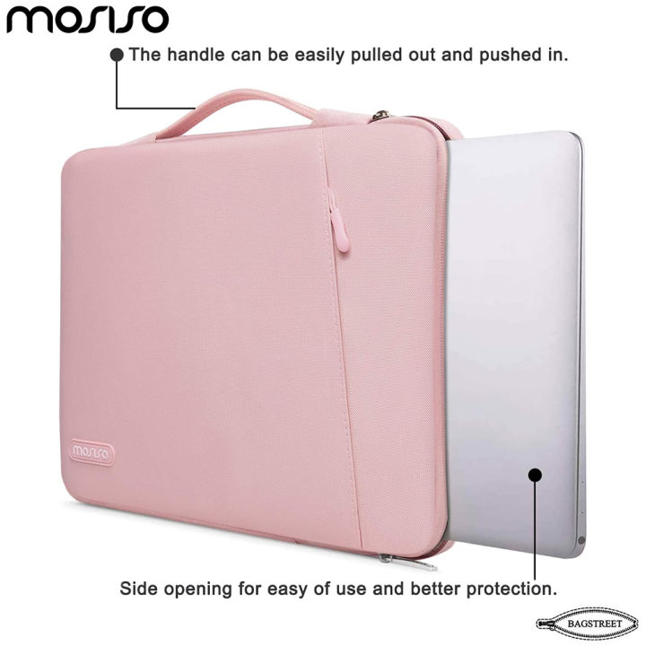 MOSISO%20Laptop%20Sleeve%2013.3"%20-%2014"%20Inch%20Compatible%20with%20MacBook%20Air/Pro,%2013-13.3-13.6-14%20inch%20Laptop,%20Compatible%20with%20MacBook%20Pro%2014%20Inch%20M3%20M2%20M1%20Pro%20Max%202023-2021%20Notebook,%20Laptop%20Sleeve%20Multifunctional%20Handbag%20-%20Rose%20Quartz%20-%20Image%207