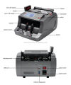 AL-6300 Bill Counting Machine Banknote Verifier  Counter. 