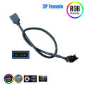 Motherboard RGB Adapter Conversion Cable 5V 3Pin / 12V 4Pin Led Strip Light Line. 