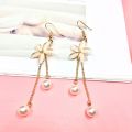 Korean style temperament long long tassel earrings ear hook fashion earrings Fashion Simple Trend Women Jewelry Earrring. 