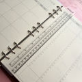 CUANFEN Ruler A5 A6 Page Marker Page Finder Ruler Measuring Rule Binder Notebook Dividing Pages Ruler Planner Agenda Notebook Organizer. 