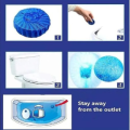 10 Pcs Toilet Cleaner Tablets Powerful WC Cleaning Fresh Fragrance Easy To Use. 