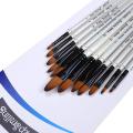 Artist Filbert Brushes Set For Painting, Pack of 12. 