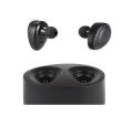 Mini Free Stereo True Wireless 4.1 Bluetooth In-Ear Earbuds Twin Music Headset With Mic And Docking Charger Bluetooth Headset - Black. 