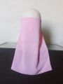 Pink Niqab Patti, Half Veil, Half Niqab. 