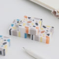Cute Cube Pencil Erasers for Kids School Office Supplies Stationery. 
