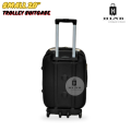 20-Inch Softside 2-Wheel Trolley Suitcase with Combination Lock. 