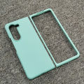 Silky Liquid Silicone Soft-Touch Back Protective Case Cover for Samsung Galaxy Z Fold 5 Fold 4 Fold 3. 