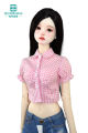 1/31/4 MSD BJD doll clothes DD SD ball joint doll fashion low rise denim shorts, crop button, t-shirt toy accessories girl gift. 