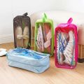 Pack of 5 - Travel Shoes Organizer Storage Bag, Shoes Organizer Bag, Shoe Hand Carry Bag, Mini Shoe Cover, Mini Shoe Organizer, Travel Shoe Bag With Clear Window, Shoe Travel Bag, Washable Shoe Carry Bag, Washable Shoe Travel Bag, Shoe Bag.. 