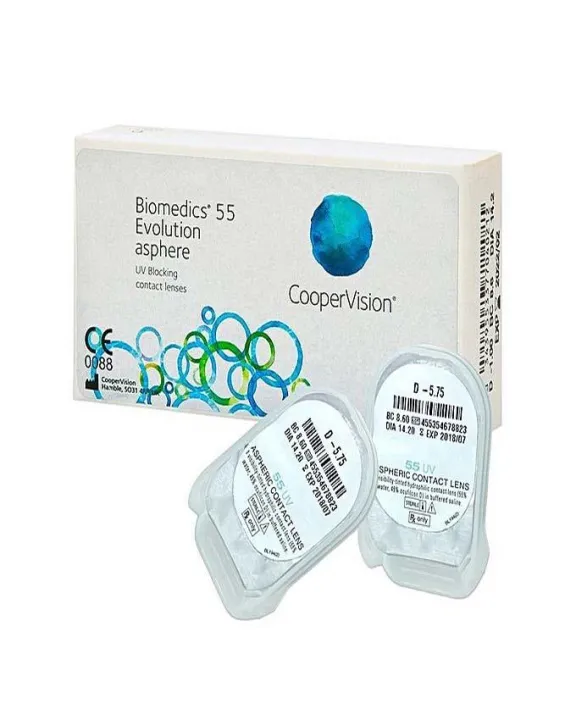 Pair%20Of%20Biomedics%2055%20Evolution%20Asphere%20Contact%20Lenses%20(-0.50%20to%20-10.00%20Power)%20with%20FREE%20KIT%20-%20Image%203