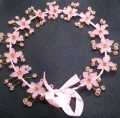 Arfa ideal collection 1pc Flower Tiara Crown For Women Bridal Crown For Girls Wedding Princess Birthday Accessories Flower Ring Couple Rings Hair School Parties jewellery for girls. 