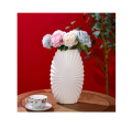 Pretty Shell Texture Plastic Flower Vase - Luxury Look High Quality Durable Plastic Flower Vase Or Pot With Shell Texture Shape ( Only Vase ). 