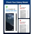 Whitestone [Dome Glass] Tempered Glass Screen Protector Liquid Dispersion Tech For Samsung Galaxy S25 Ultra with UV Kit – 2 Pack. 