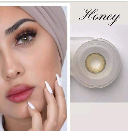 Drizzle style Eye contact lense eye care lense party wear lense in honey shades
