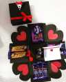 Chocolate gift box for HIM, Including chocolates inside it, One layer special gift box. 
