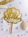 Reusable Cake Topper Acrylic Cake Topper Happy Birthday Cake Decoration. 