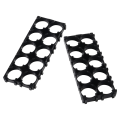 OUMERY 20Pcs 18650 Lithium Cell Spacer 2X5 Cell Spacer 18650 Lithium Battery Plastic Holder Bracket for DIY Battery Pack. 