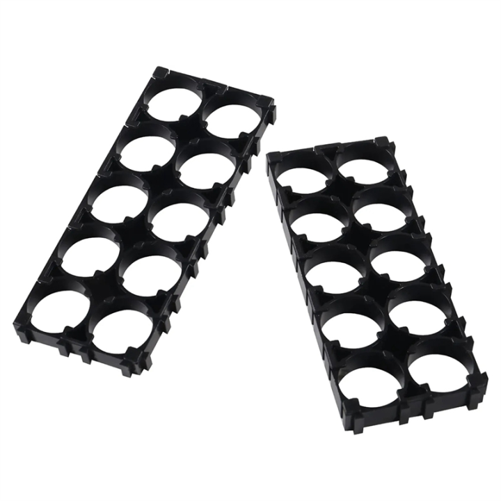 OUMERY 20Pcs 18650 Lithium Cell Spacer 2X5 Cell Spacer 18650 Lithium Battery Plastic Holder Bracket for DIY Battery Pack