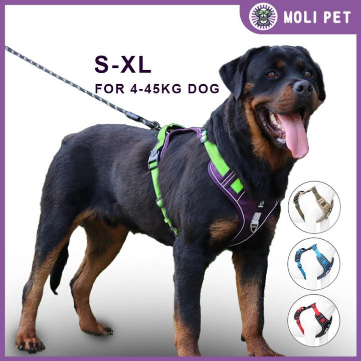 MOLI Pet Chest Harness Vest Style Big Dog Strap Explosion-Proof Leash Reflective