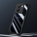 Quiberk for Vivo Y27s 4G / Y36 4G Case Edge-Reinforced Shockproof Hard Transparent Phone Cover. 