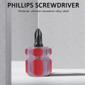 Mini Short Stubby Phillips Slotted Screwdriver Set. 