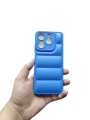 Realme C61 / Realme C63 Back Cover Soft Puffer Down Jacket Bubble Camera Protection Realme C61 / Realme C63 Phone Case. 