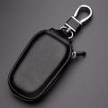 Car Key Holder Case Men's Key Bag PU Leather Universal Keychain Wallet Pouch. 