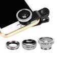 3 In 1 Fish Eye Lens Camera Kits Universal Wide Angle Macro Fisheye For iPhone 11 Pro XS MAX XR X 8 7 6s Plus Ojo De Pez Movil-fish eye lens. 