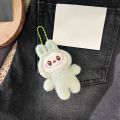 Cute Labubu Doll Labubu Keychain Plush Bunny Car Key Chain Blind Box Toy. 