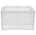 Aquarium Fish Breeding Net Large Size (L) Fish Holding Tank Fish Tank Breeder Net - Big Size Fish Hatchery Breeder Box Separation Net - Fry Hatchery Incubator Mesh with Suction Cup for Aquarium Baby Breeder Aquarium. 
