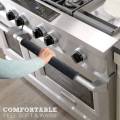 Refrigerator Door Hle Cover Kitchen Gloves for Fridge Oven black. 