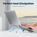 UGREEN Laptop Stand Holder for Desk Adjustable Aluminum Desktop Stand for MacBook Air Pro, Microsoft Surface PC. 