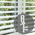 Snap-on Blind Clips Easy Install Plastic Valance Clips for Blinds Hidden Design Replacement Clips for Window Blind Valance Ideal for Living Room Bedroom Office Southeast Asian Buyers Window Blind. 