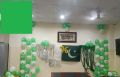 20 pcs 9 inch Printed Flag Green White Latex Balloons for use independence day Celebration 14 August Balloon. 