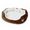 Fleece Samoyed Huskie Pet Dog Cat Sleeping Bed Cushion Pad Blanket Nest Seat. 